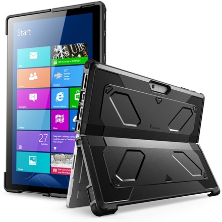 Microsoft Surface Pro 6, Pro 5, Pro 4 Armorbox Case - Black - NZDEPOT