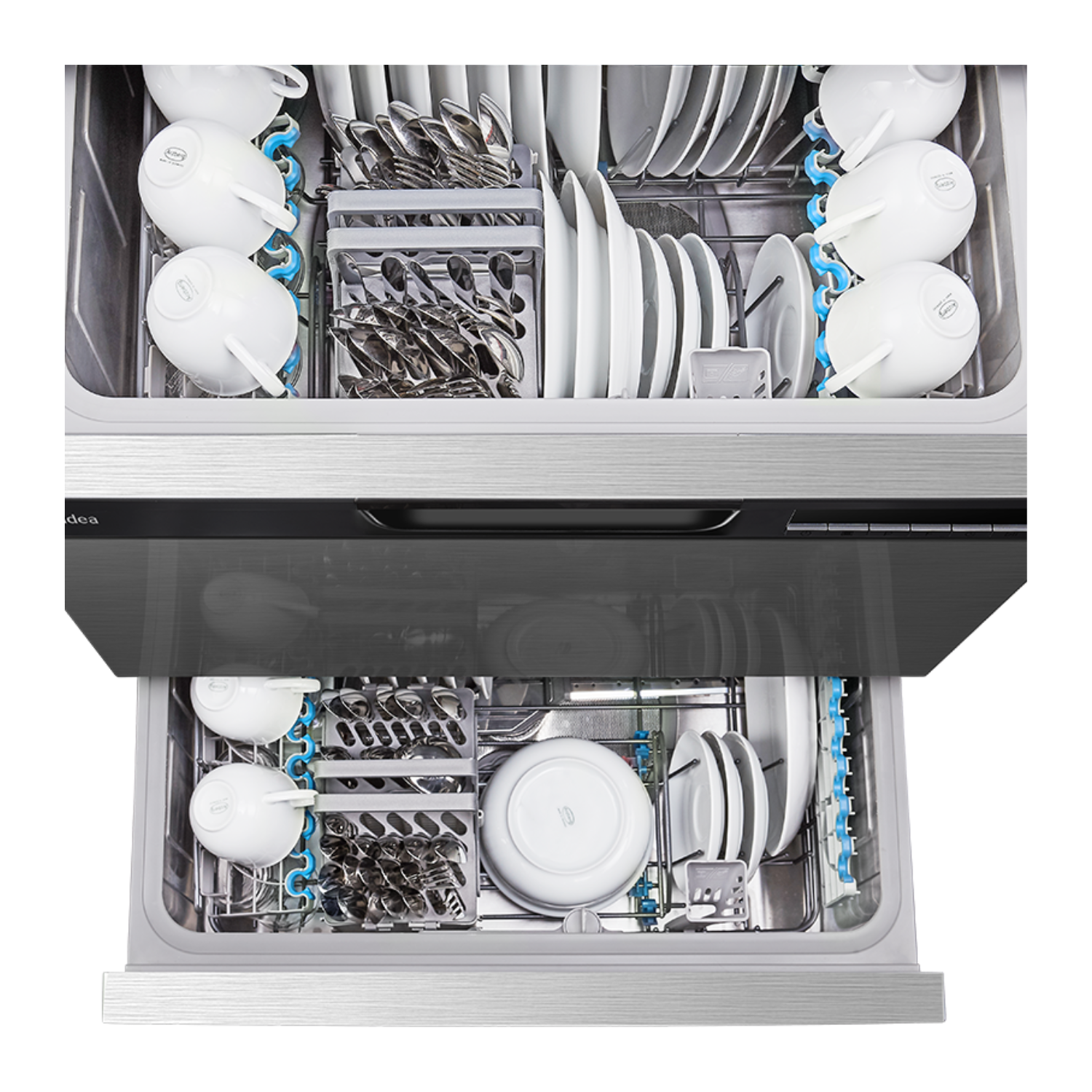 Midea 14 Place Settings Double Drawer Dishwasher Jhdwdd14Ss Jhdwdd14Ss Nzdepot 1 - Nz Depot