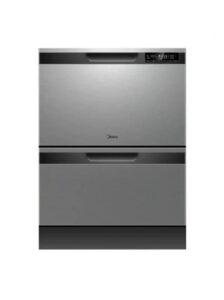 Midea 14 Place Settings Double Drawer Dishwasher JHDWDD14SS PR9192 Small Appliance NZ DEPOT