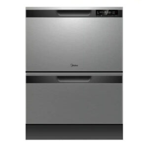 Midea 14 Place Settings Double Drawer Dishwasher JHDWDD14SS