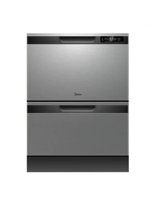 Midea 14 Place Settings Double Drawer Dishwasher JHDWDD14SS