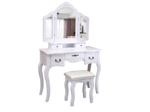 Mylah Dressing Table Set White PR9300 Dressing Tables NZ DEPOT