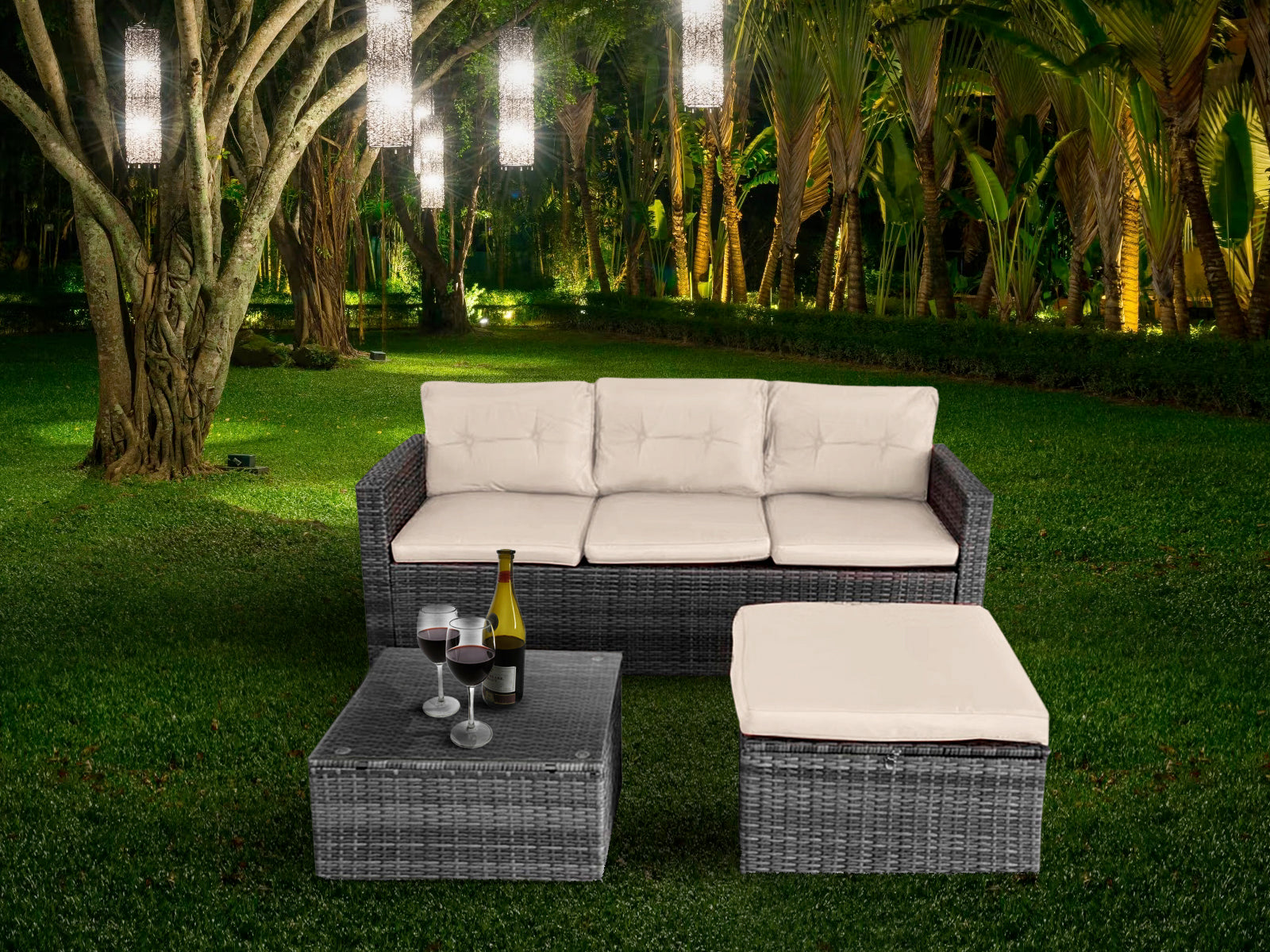 Outdoor Sofa with Storage PR8758 Outdoor Furniture NZ DEPOT 3