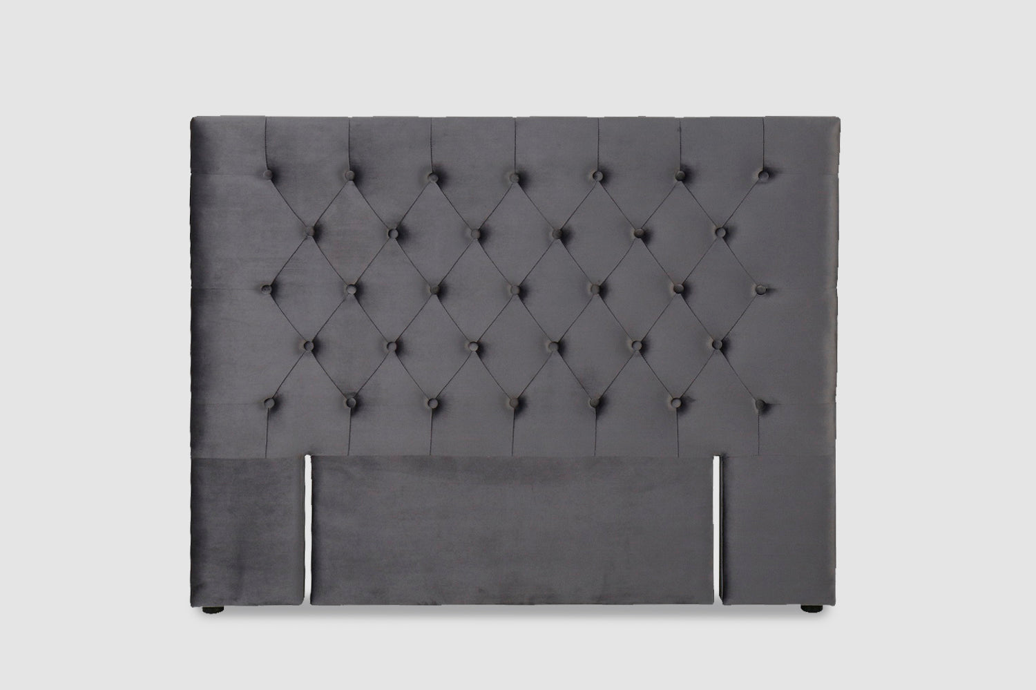 DS Rakel Headboard Queen Velvet Grey