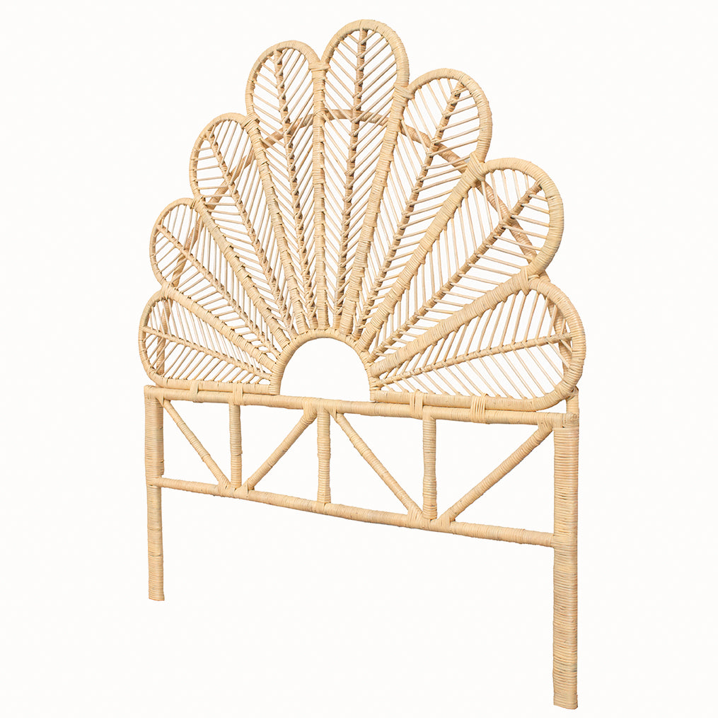 Rattan Headboard Peacock King PR7208 2 Headboards NZ DEPOT 5