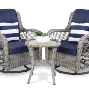 Relaxo Outdoor Swivel Set Grey