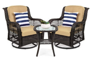 Relaxo Outdoor Swivel Set PR8103 Outdoor Furniture NZ DEPOT