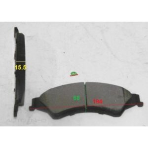 Royale Brake Pads Front SAS BP2074 Ranger BT50 42413965443331 NZ DEPOT