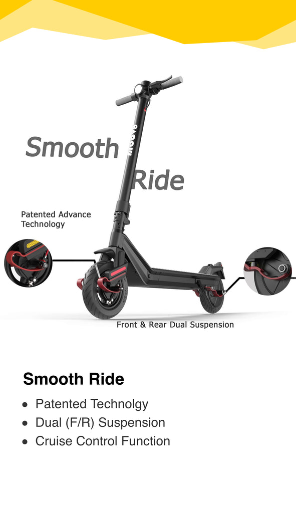 S1 Popular Scooter Long Deck Powerful Motor Dual Suspension 42389407531267 NZ DEPOT 7