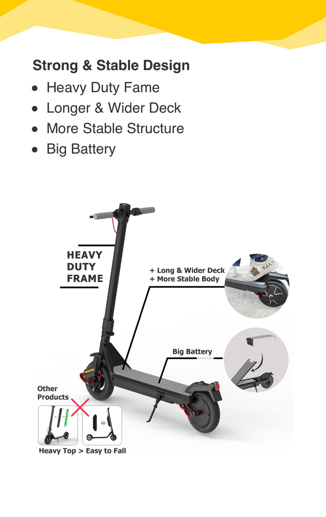 S1 Popular Scooter Long Deck Powerful Motor Dual Suspension 42389407531267 NZ DEPOT 8