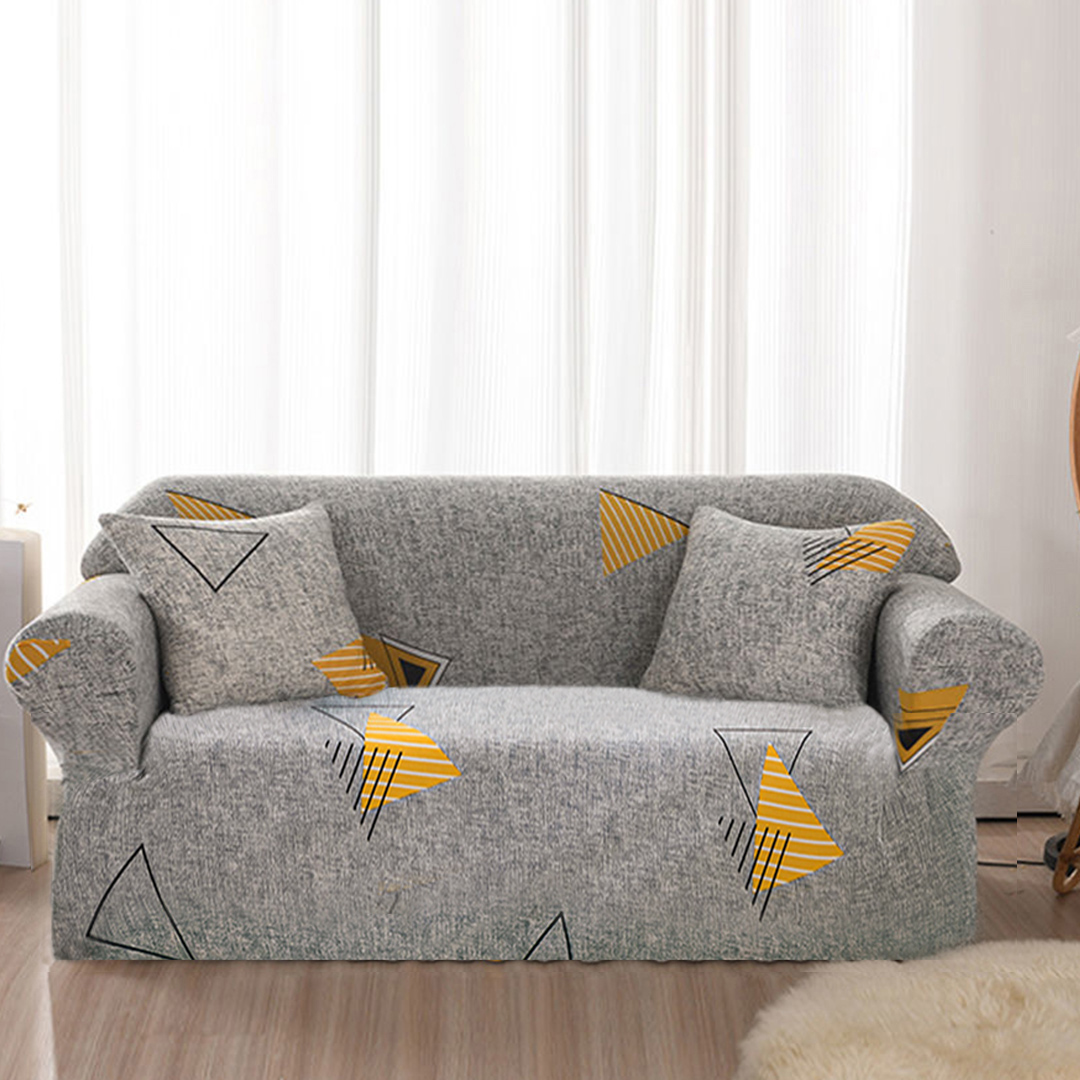 Soga 1-Seater Geometric Print Sofa Cover Couch Protector High Stretch Lounge Slipcover Home Decor, Home &Amp; Living, Home Decor, Sofa Covers, , ,  - Nz Depot 6