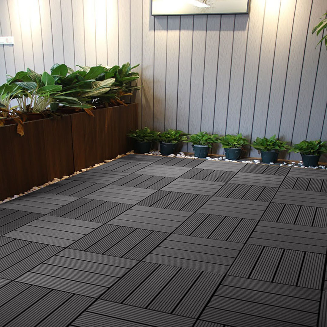 Soga 11 Pcs Grey Diy Wooden Composite Decking Tiles Garden Outdoor Backyard Flooring Home Decor, Garden, Tools &Amp; Hardware, Gardening &Amp; Lawn Care, Artificial Grass, , ,  - Nz Depot 10