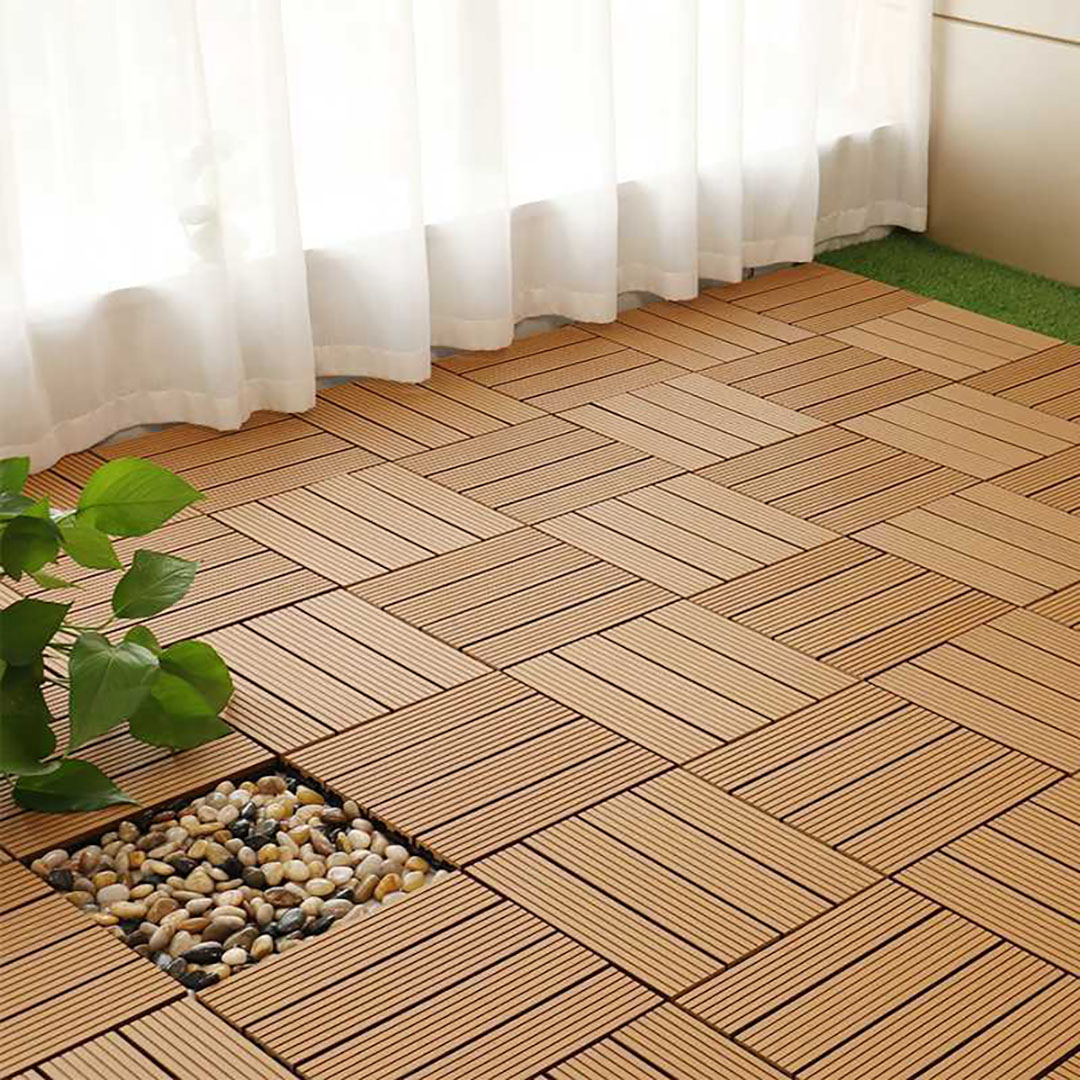 SOGA 2X 11 pcs Coffee DIY Wooden Composite Decking Tiles Garden Outdoor Backyard Flooring Home Decor, Garden, Tools & Hardware, Gardening & Lawn Care, Artificial Grass, , ,  - NZ DEPOT 3