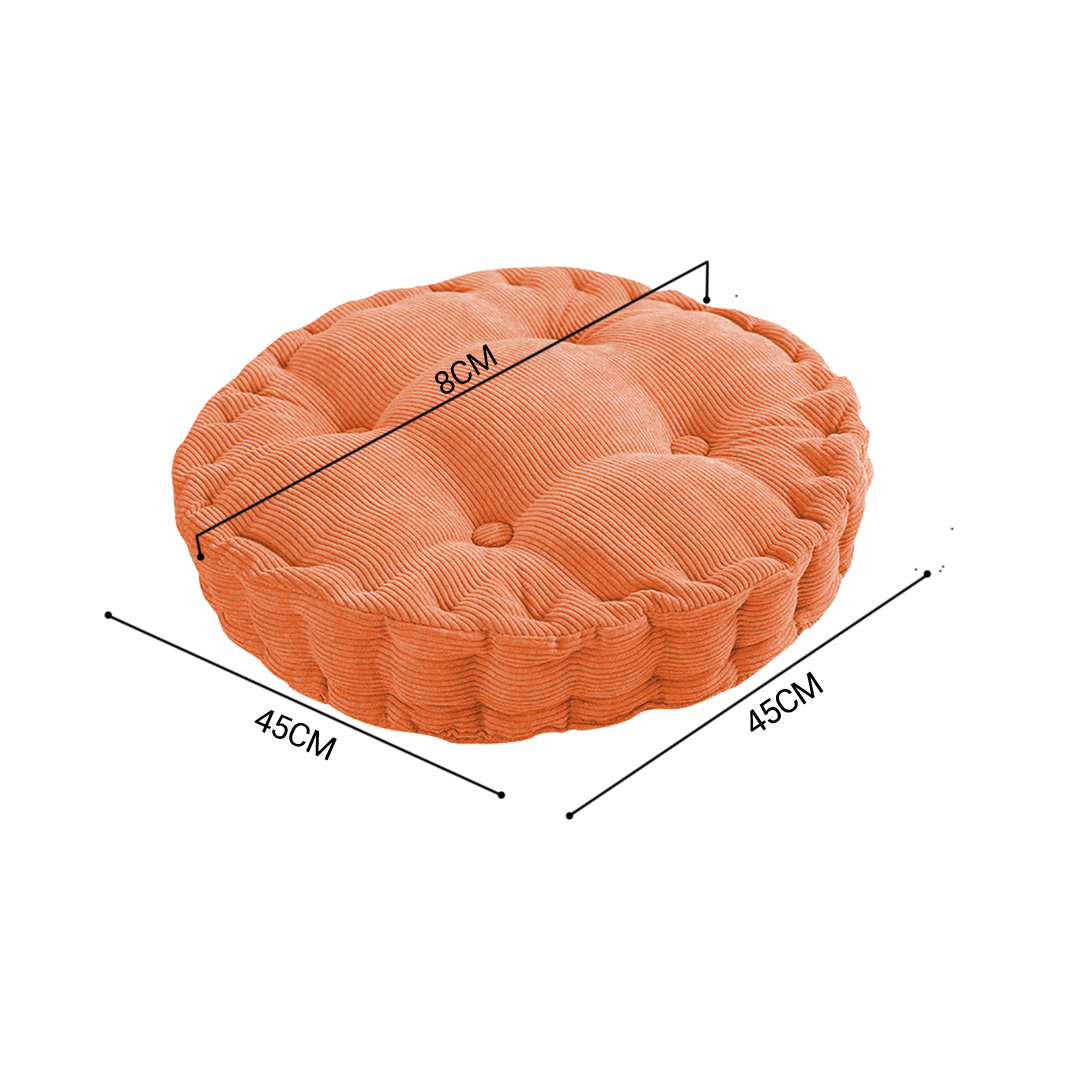 Soga 2X Orange Round Cushion Soft Leaning Plush Backrest Throw Seat Pillow Home Office Decor, Furniture, Living Room Furniture, Occasional Chairs, , ,  - Nz Depot 6