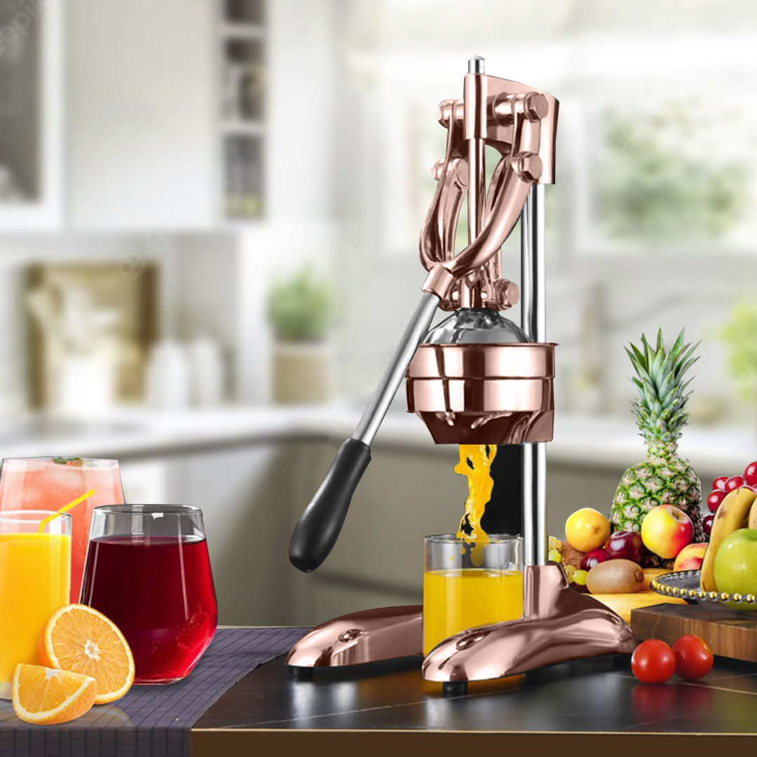 Soga 2X Stainless Steel Manual Juicer Hand Press Juice Extractor Squeezer Lemon Orange Citrus Gold, Electronics &Amp; Appliances, Appliances, Small Kitchen Appliances, Coffee Machines &Amp; Beverages, Juicers,  - Nz Depot 3