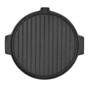 Soga 30Cm Round Cast Iron Korean Bbq Grill Plate With Handles And Drip Lip Nz Depot - Nz Depot