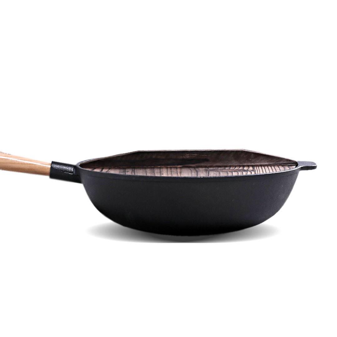 Soga 31Cm Commercial Cast Iron Wok Frypan Fry Pan, Home &Amp; Living, Kitchen &Amp; Dining, Cookware, Frying Pans, ,  - Nz Depot 7