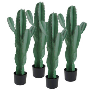 SOGA 4X 70cm Green Artificial Indoor Cactus Tree Fake Plant Simulation Decorative 5 Heads NZ DEPOT - NZ DEPOT