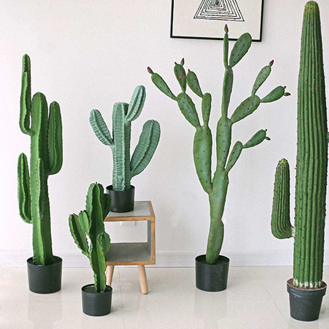 SOGA 4X 70cm Green Artificial Indoor Cactus Tree Fake Plant Simulation Decorative 5 Heads, Home & Living, Home Decor, Artificial Plants, , ,  - NZ DEPOT 6