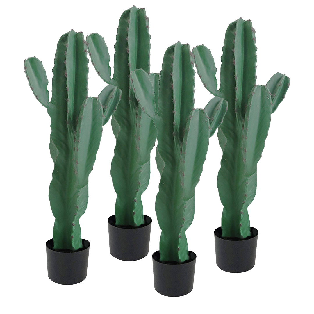 SOGA 4X 70cm Green Artificial Indoor Cactus Tree Fake Plant Simulation Decorative 5 Heads, Home & Living, Home Decor, Artificial Plants, , ,  - NZ DEPOT 1