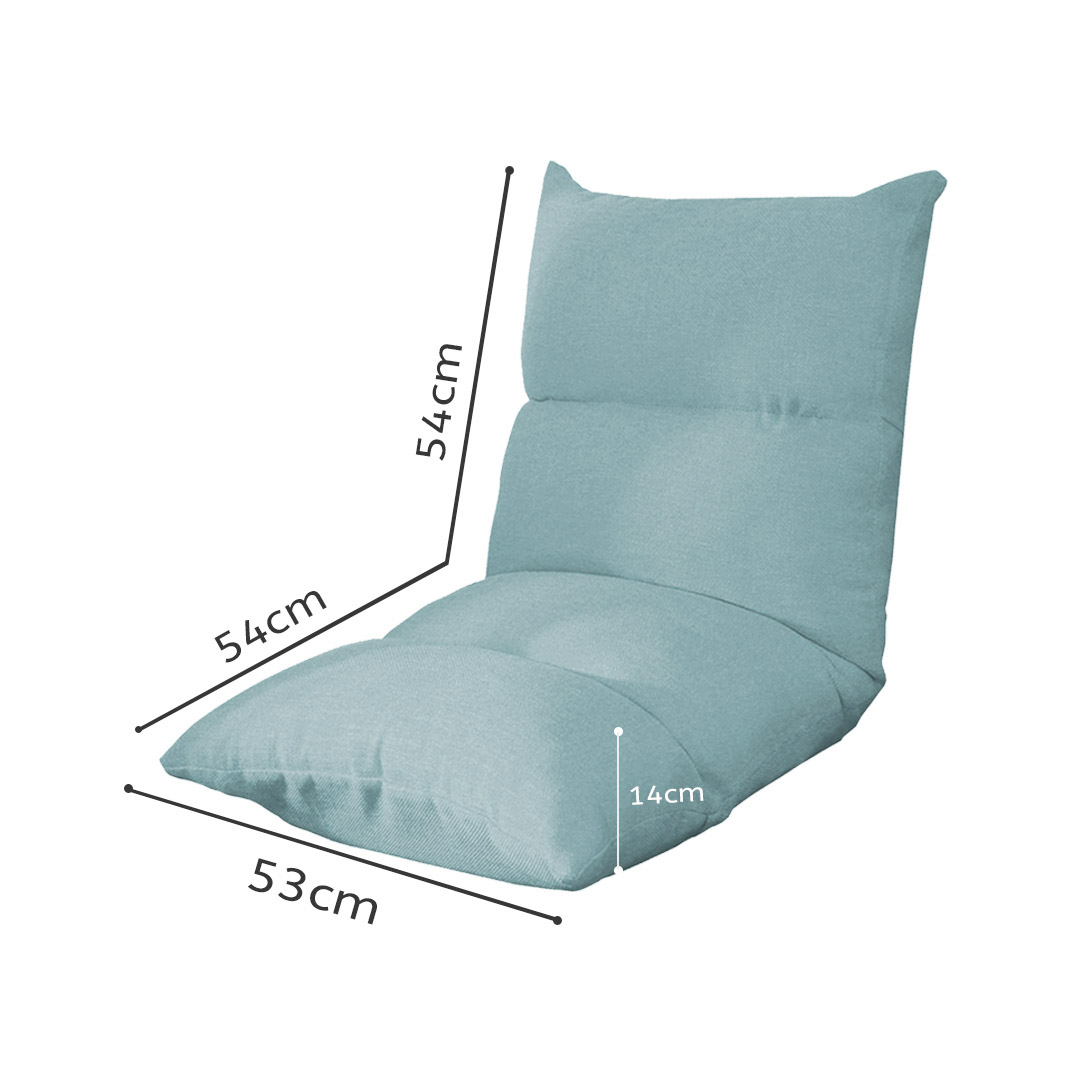 Soga 4X Lounge Floor Recliner Adjustable Lazy Sofa Bed Folding Game Chair Mint Green, Furniture, Living Room Furniture, Occasional Chairs, , ,  - Nz Depot 2