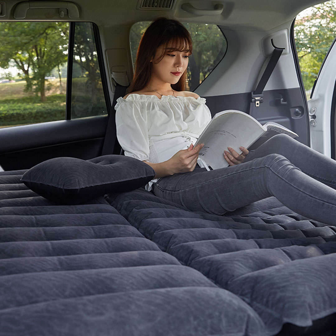 Soga Black Inflatable Car Boot Mattress Portable Camping Air Bed Travel Sleeping Essentials, Garden, Tools &Amp; Hardware, Automotive Parts &Amp; Accessories, Accessories &Amp; Car Care, Interior Accessories, ,  - Nz Depot 2