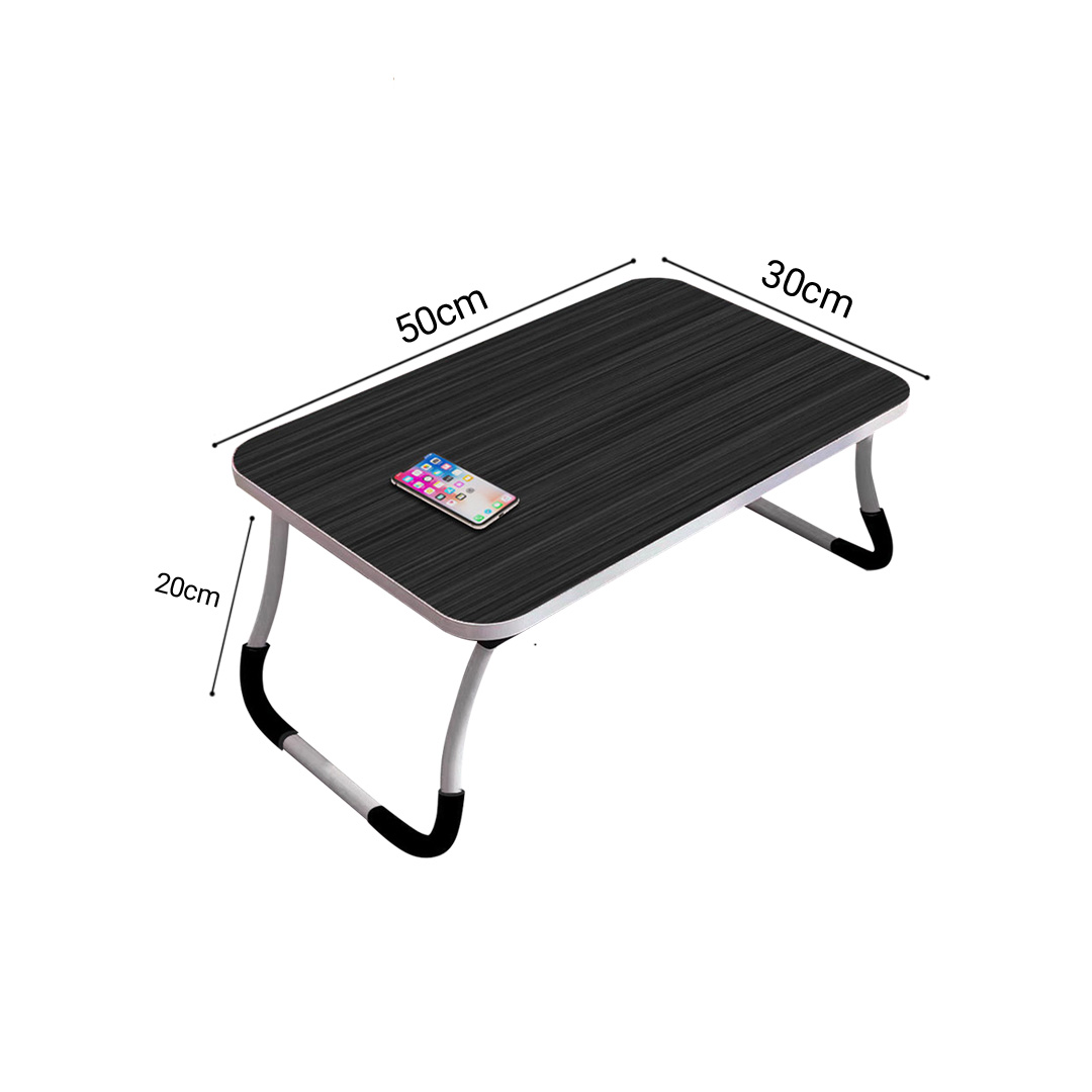 SOGA Black Portable Bed Table Adjustable Foldable Bed Sofa Study Table Laptop Mini Desk Breakfast Tray Home Decor, Desks & Computer Tables, , , , ,  - NZ DEPOT 4