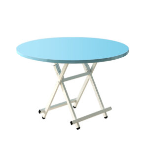 SOGA Blue Dining Table Portable Round Surface Space Saving Folding Desk Home Decor, Furniture, Living Room Furniture, Tables, , ,  - NZ DEPOT 1