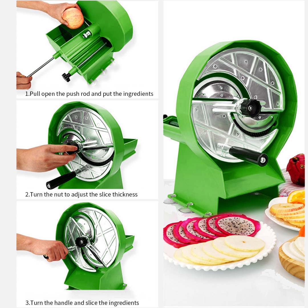 Soga Commercial Manual Vegetable Fruit Slicer Kitchen Cutter Machine Green, Home &Amp; Living, Kitchen &Amp; Dining, Kitchen Tools &Amp; Utensils, Graters, Peelers &Amp; Slicers, ,  - Nz Depot 10