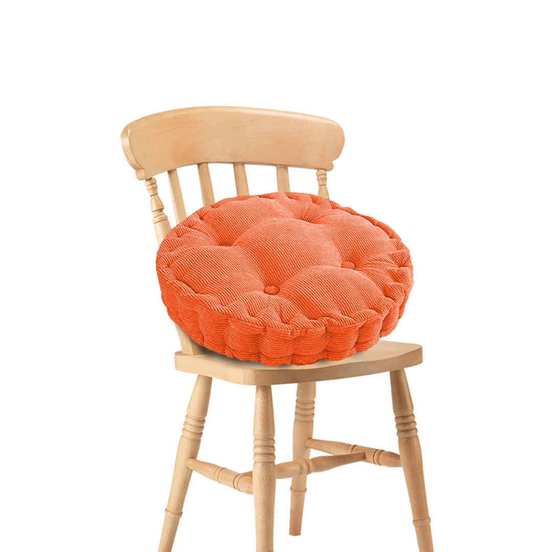 Soga Orange Round Cushion Soft Leaning Plush Backrest Throw Seat Pillow Home Office Decor, Furniture, Living Room Furniture, Occasional Chairs, , ,  - Nz Depot 1