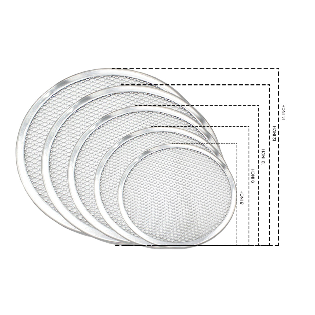 Soga Round Seamless Aluminium Nonstick Commercial Grade Pizza Screen Baking Pan Set, Home &Amp; Living, Kitchen &Amp; Dining, Kitchen Tools &Amp; Utensils, Pasta &Amp; Pizza Tools, ,  - Nz Depot 2