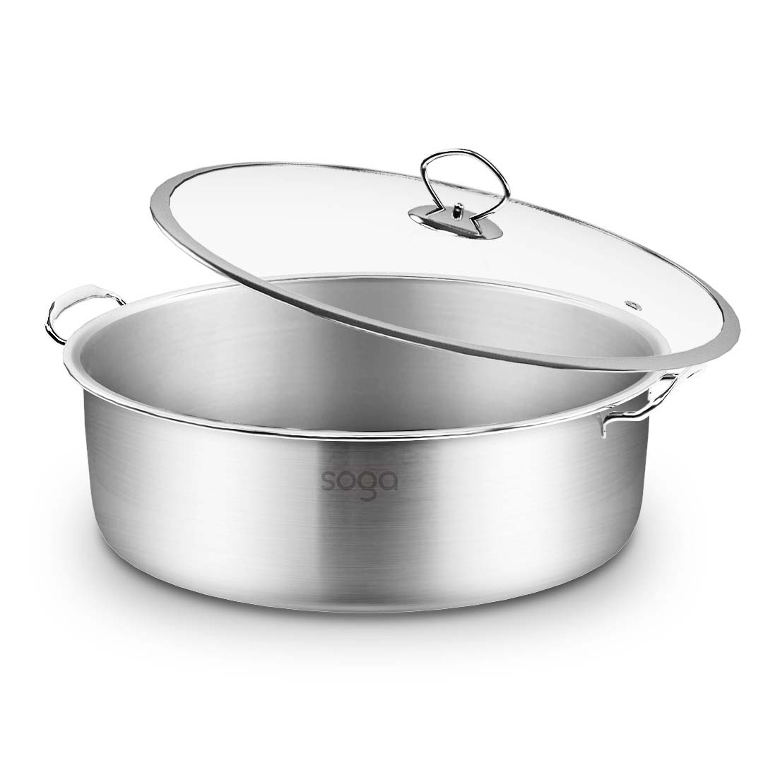 Soga Stainless Steel 26Cm Casserole With Lid Induction Cookware, Home &Amp; Living, Kitchen &Amp; Dining, Cookware, Casserole Dishes, ,  - Nz Depot 1