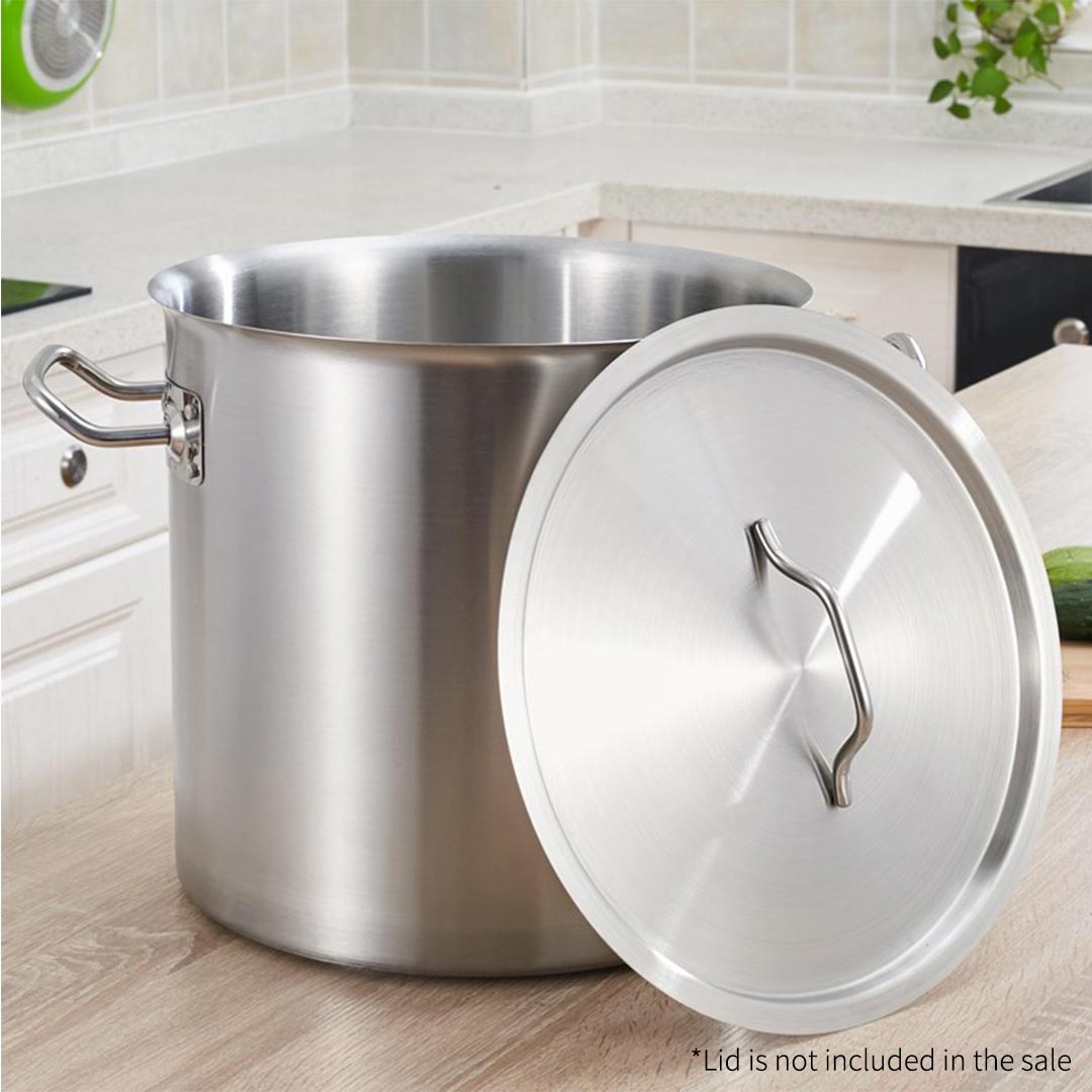 SOGA Stock Pot 12L Top Grade Thick Stainless Steel Stockpot 18/10 Without Lid, home & living, kitchen & dining, cookware, stock & multi pots, ,  - NZ DEPOT 10