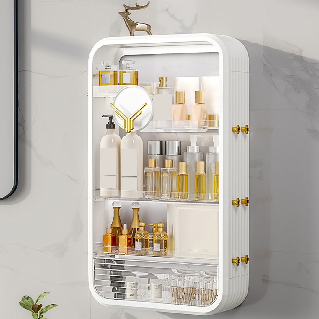 Soga White Multi Tier Cosmetic Storage Rack Bathroom Vanity Tray Display Stand Organiser, Home, Bathroom, Bathroom Accessories, Bathroom Storage, ,  - Nz Depot 4