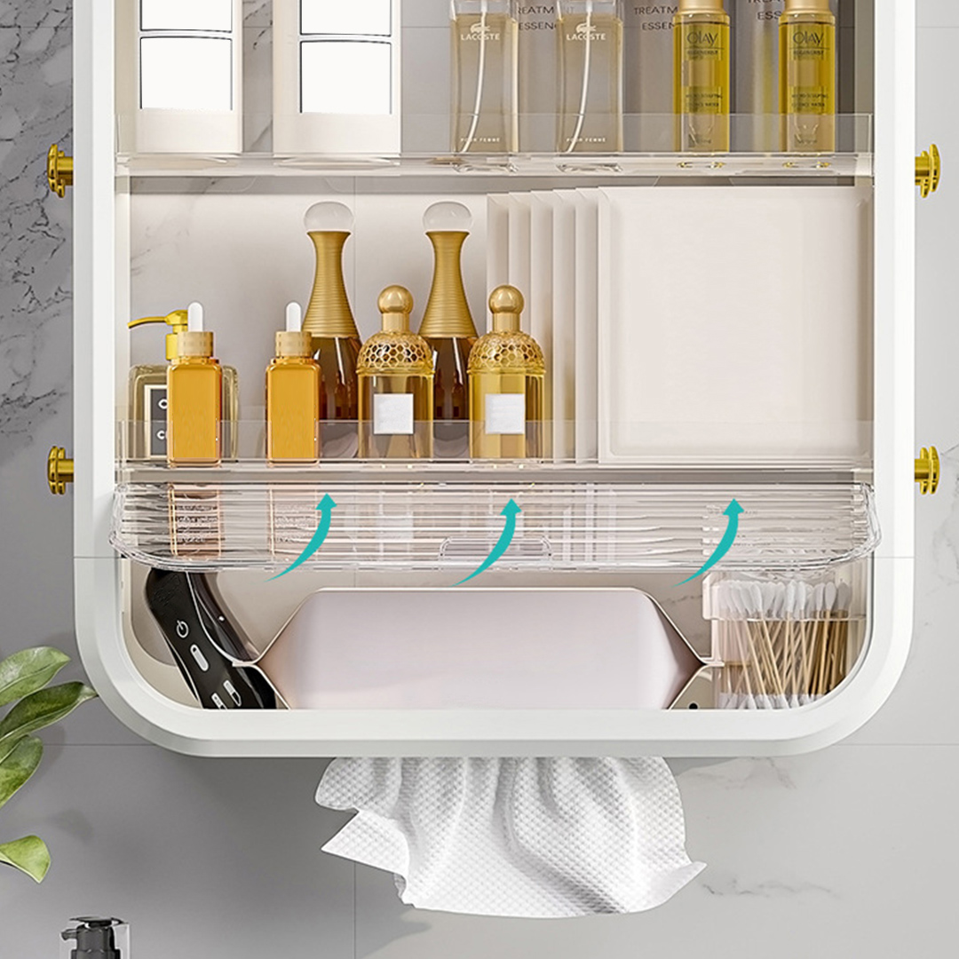 Soga White Multi Tier Cosmetic Storage Rack Bathroom Vanity Tray Display Stand Organiser, Home, Bathroom, Bathroom Accessories, Bathroom Storage, ,  - Nz Depot 7