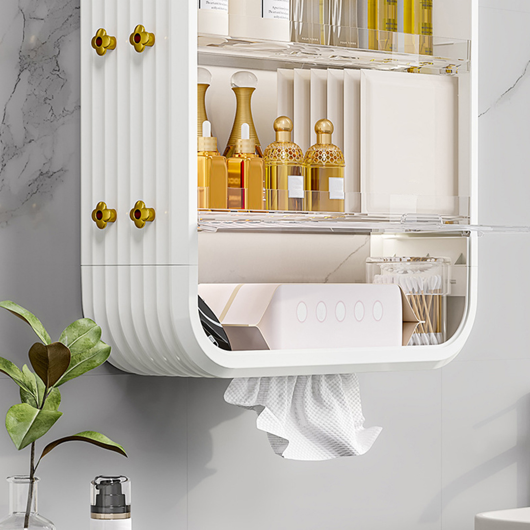 Soga White Multi Tier Cosmetic Storage Rack Bathroom Vanity Tray Display Stand Organiser, Home, Bathroom, Bathroom Accessories, Bathroom Storage, ,  - Nz Depot 8