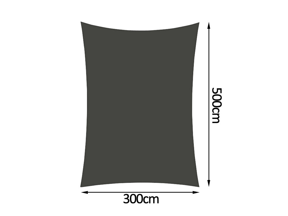 Shade Sail Waterproof 3X5M PR1924 1 Shade Sails NZ DEPOT 3