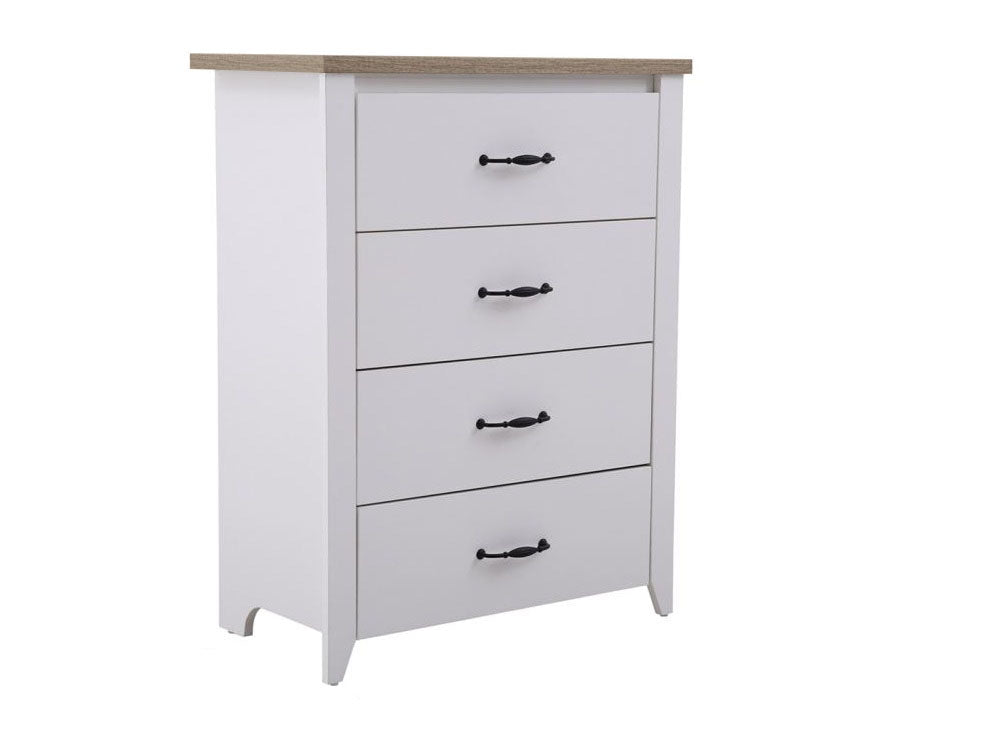 Tallboy 4 Drawers Adelle PR1281 Tallboys NZ DEPOT 5