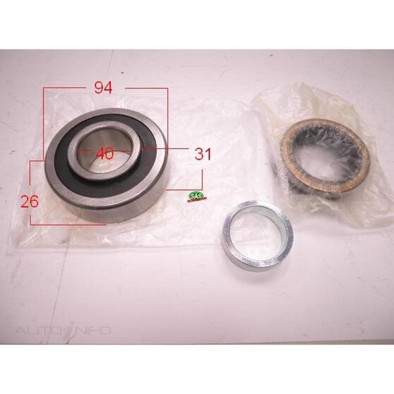 Toyota Hilux Rear Wheel Bearing Kit - SAS-WB218K - NZ DEPOT