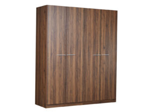 Valnot 4 Door Wardrobe Pr6613 Wardrobes Nz Depot - Nz Depot