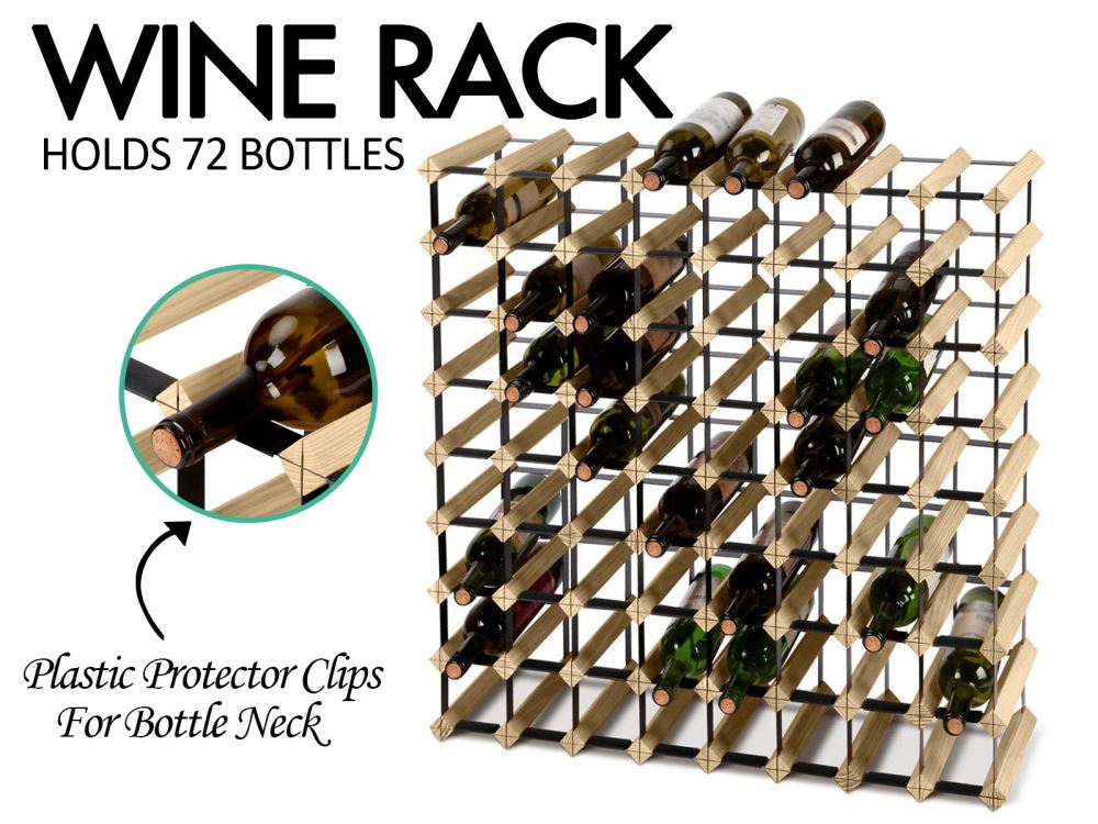 Wine Rack 72Bottle PR1799 Wine Racks NZ DEPOT 5