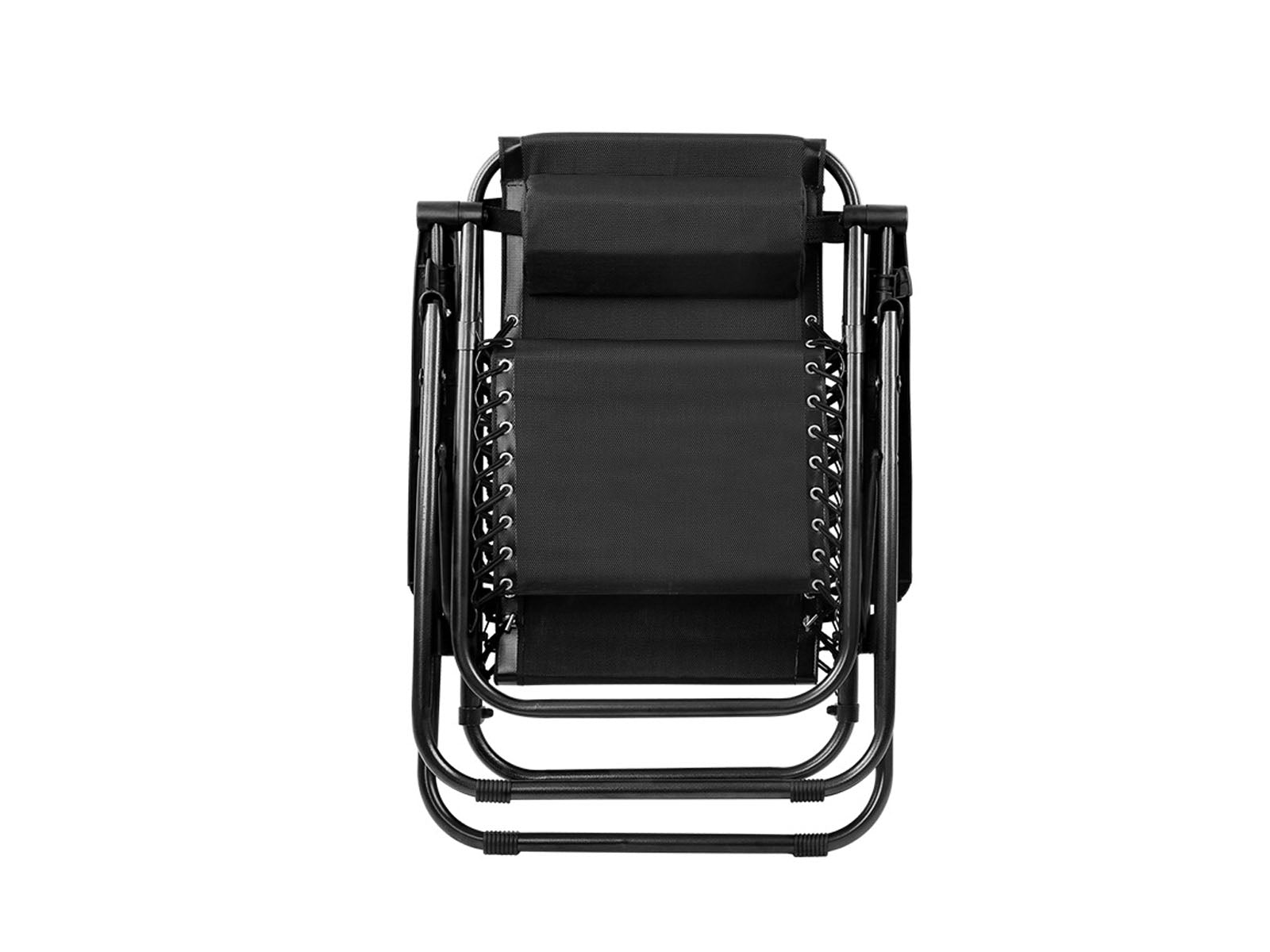 Zero Gravity Chair Padded Black Pr9247 Outdoor Furniture Nz Depot 5 - Nz Depot