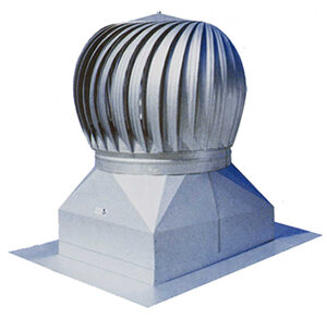 SS150 Ventilator Stainless Steel (Head only) 150mm - AS150 - Cowls & Flashings - Wind Driven Ventilators