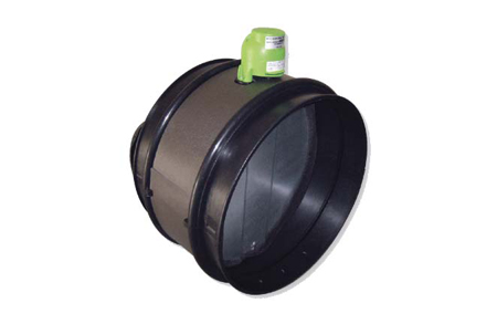 532065 240V Plastic Motorised Damper 400 C/W Lead - Pymde400 - Duct Fittings - Dampers - Plastic &Amp; Metal