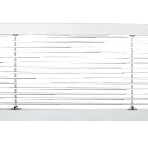 Bar Grille with Hinged Filter White 750 x 400 - BGHF750400* - Grilles - Wall Grilles