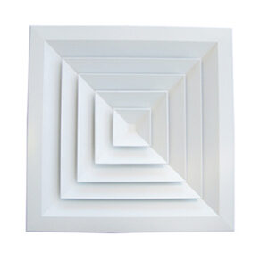 Plaque only to suit 375 Diffuser - PDA375B - Grilles - Rectangular Ceiling Diffusers - Metal