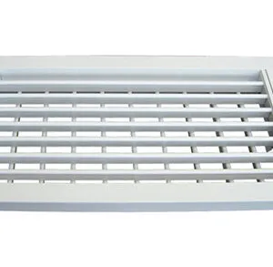 Grille Louvre Stainless Steel 260x240 adj shutter - VEMVMP260*240RN - Grilles - Wall Grilles