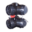 Double Y motor damper diverting Plastic 200dia - MDDBP2Y200 - Duct Fittings - Dampers - Plastic & Metal2