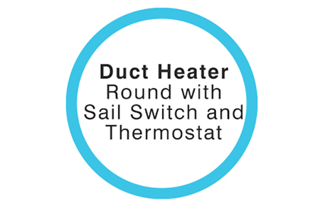 Duct Heater 300Dia 6.0Kw (Prewired) C/W 3Poletstat Sswitch - Edh3060S3 - Duct Heaters - Duct Heaters