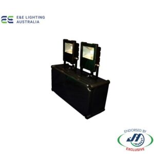 Ee 2 X 3W Led Emergency Weatherproof Floodlight Lithium Battery Cs Emfloodwpl Nz Emergency Exit Lighting Nz Depot - Nz Depot